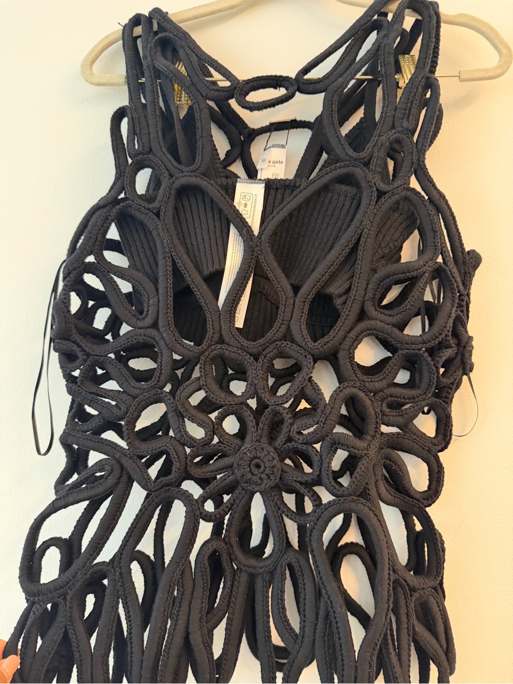 cult gaia Black Crochet Loop Bandeau Top - Picture 9 of 10